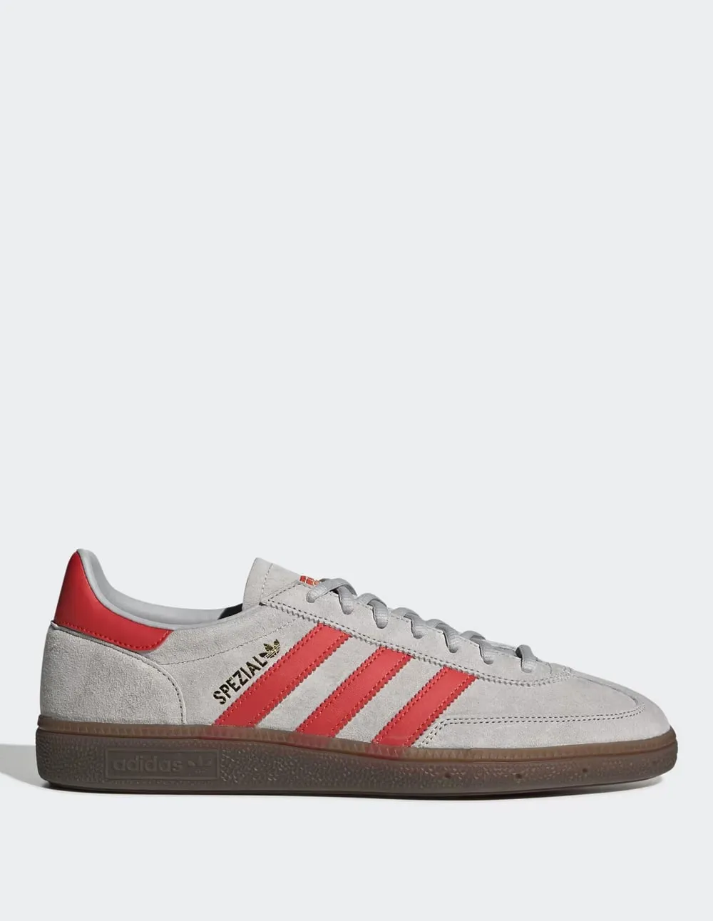 adidas Handball Spezial Grises y Rojas Hombre