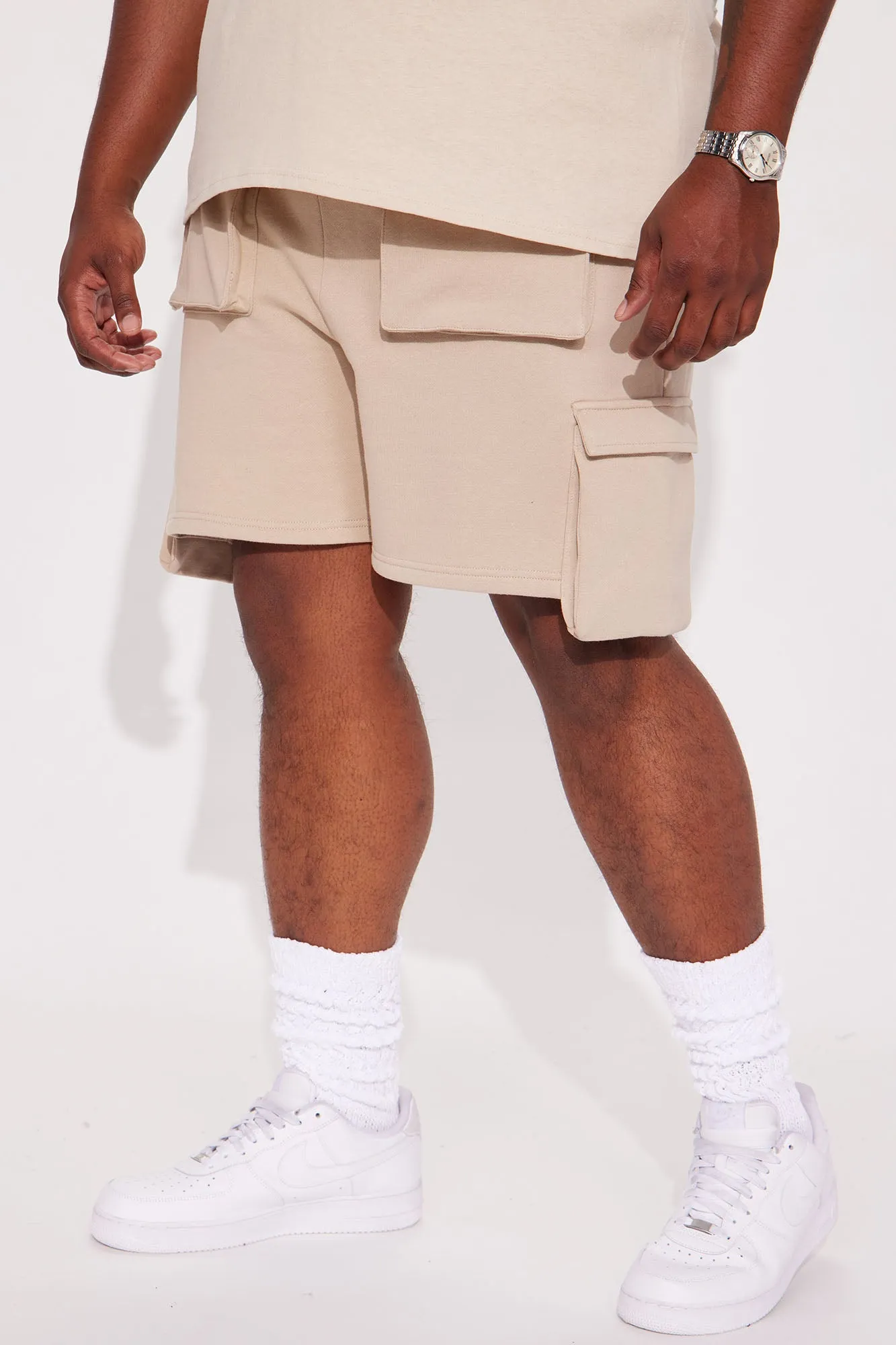 All That You Need Cargo Shorts - Tan