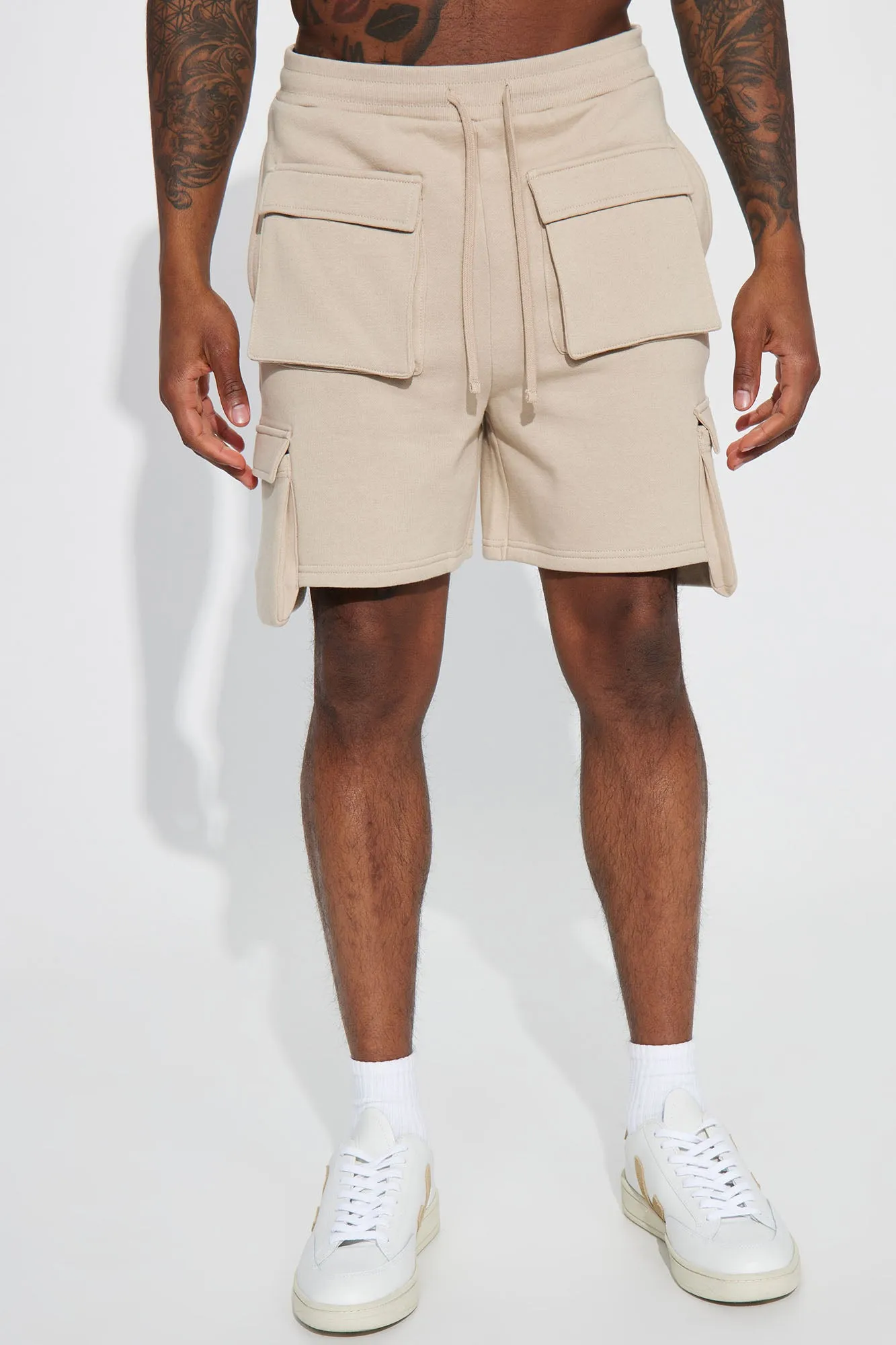 All That You Need Cargo Shorts - Tan