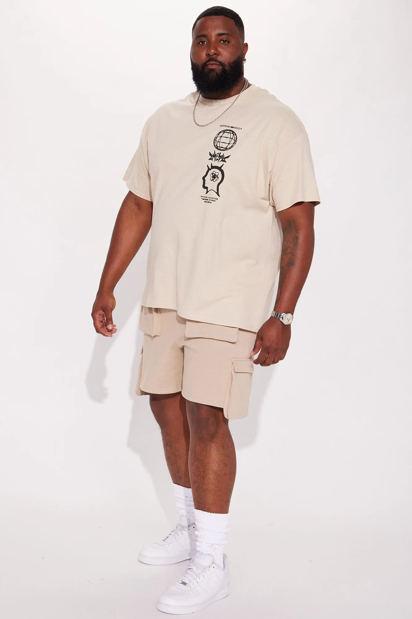 All That You Need Cargo Shorts - Tan