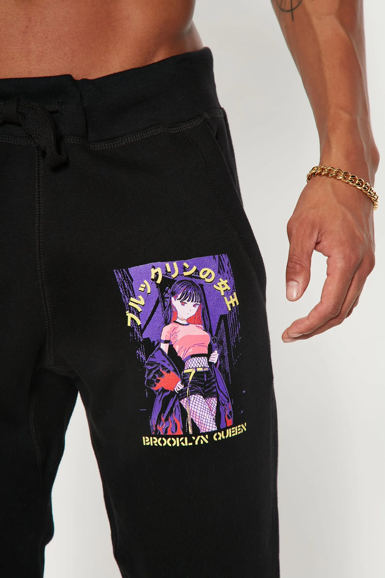 Anime Queen Jogger - Black