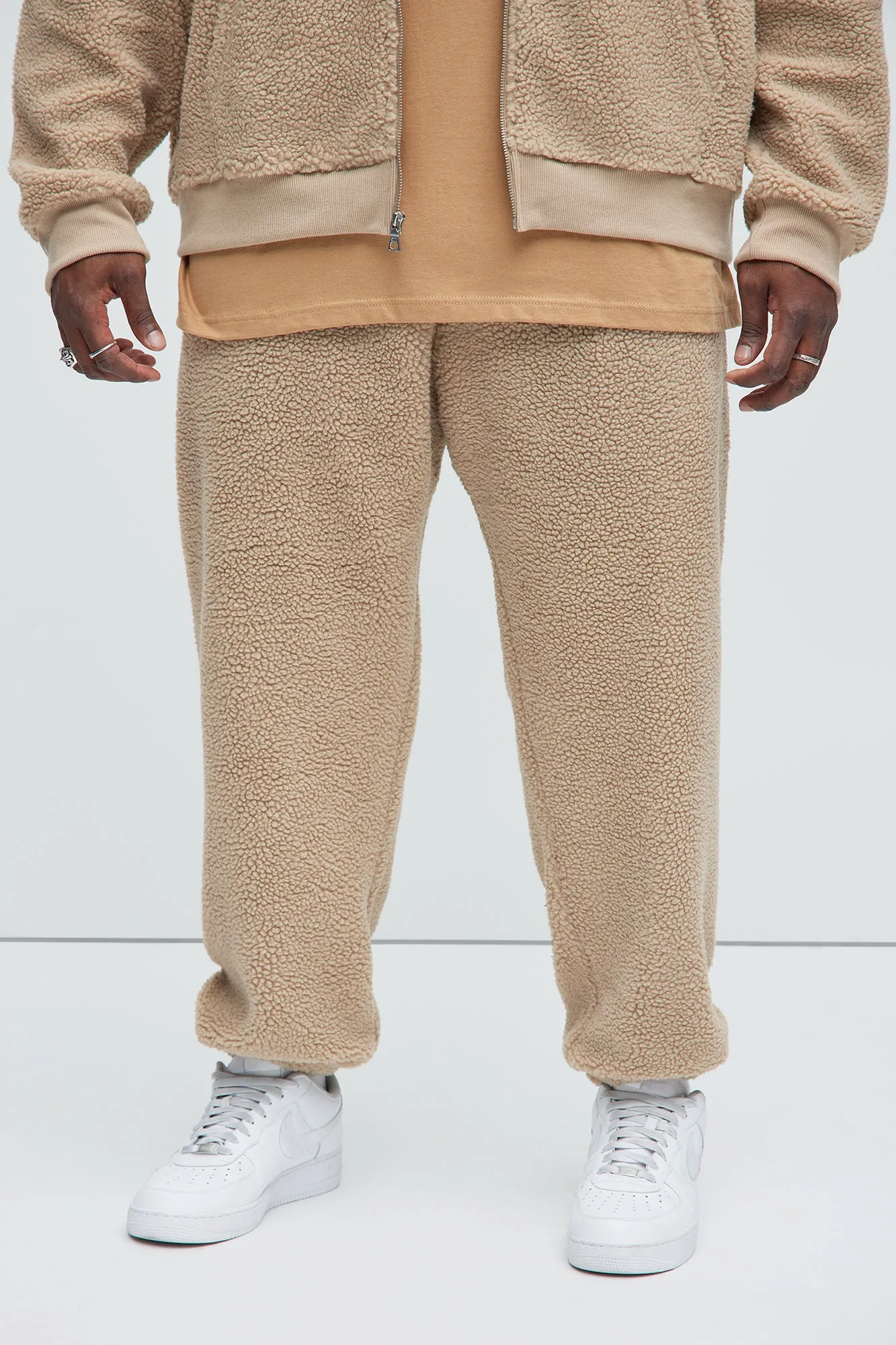 Axel Polar Fleece Jogger - Tan