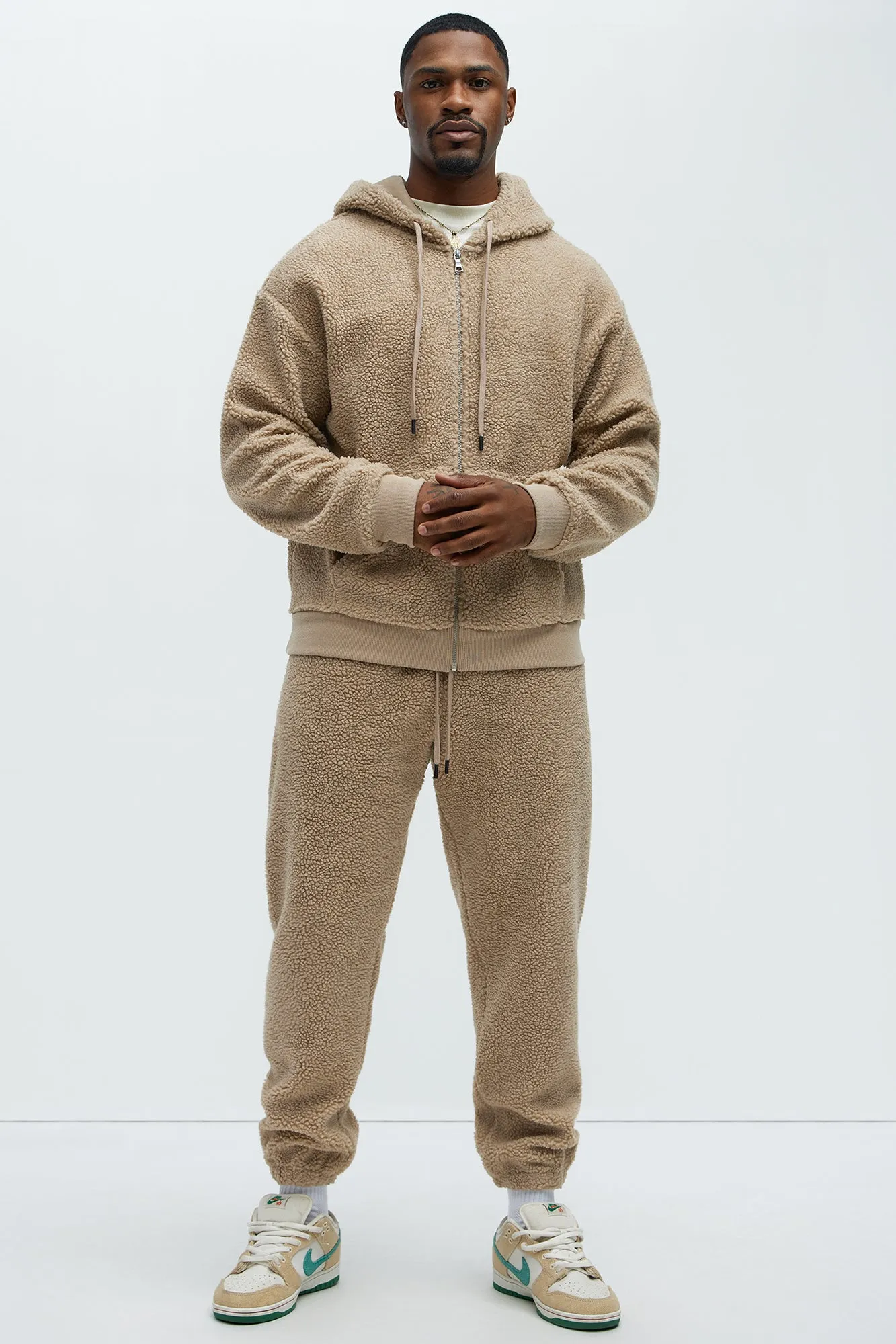 Axel Polar Fleece Jogger - Tan