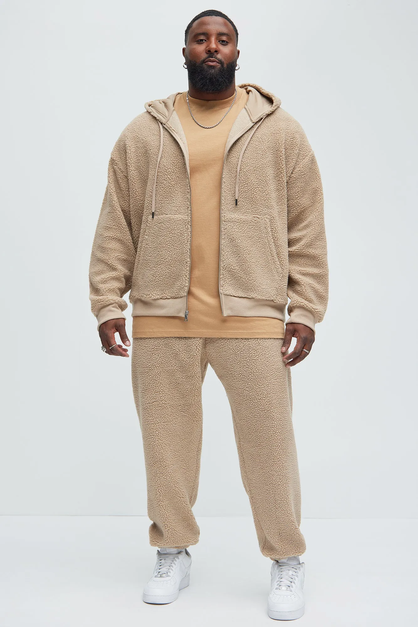 Axel Polar Fleece Jogger - Tan