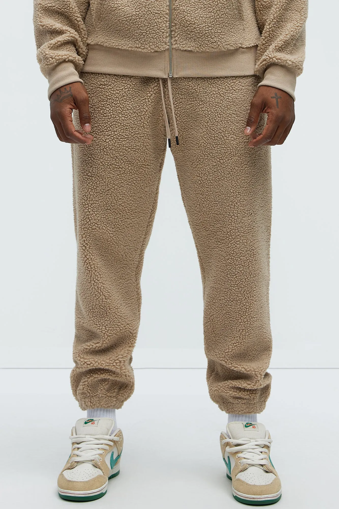 Axel Polar Fleece Jogger - Tan