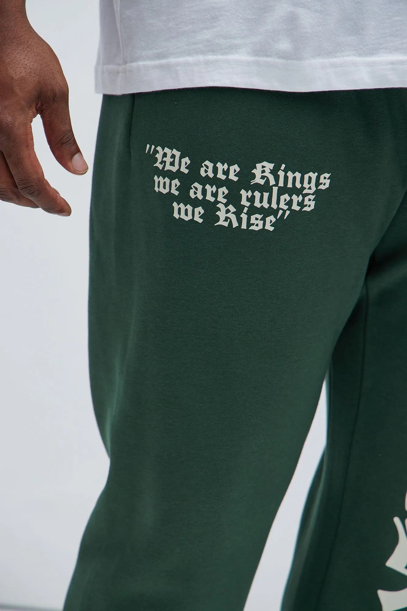 Black King Sweatpant - Hunter