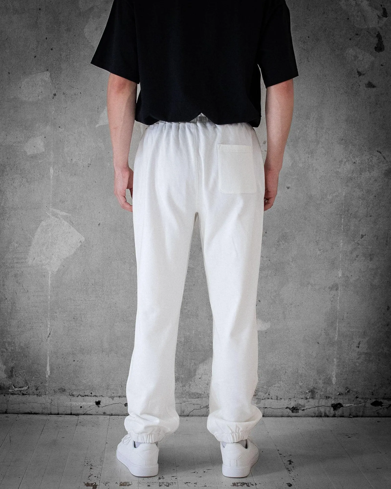 Bregos Pants | White Joggers Men's Sweatpants