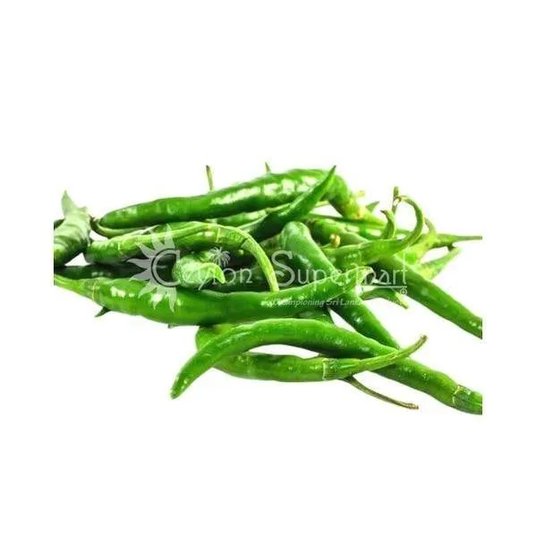 Ceylon Supermart Fresh Rocket Green Chillies | Bird's Eye Chilli | Approximate Weight 100g