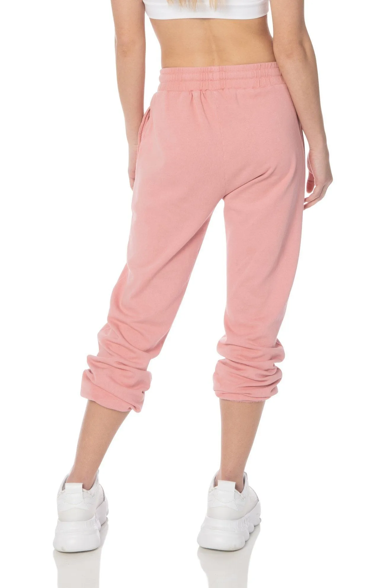 Mineral Washed Pink Relaxed Fit Joggers - Hypeach Lounge