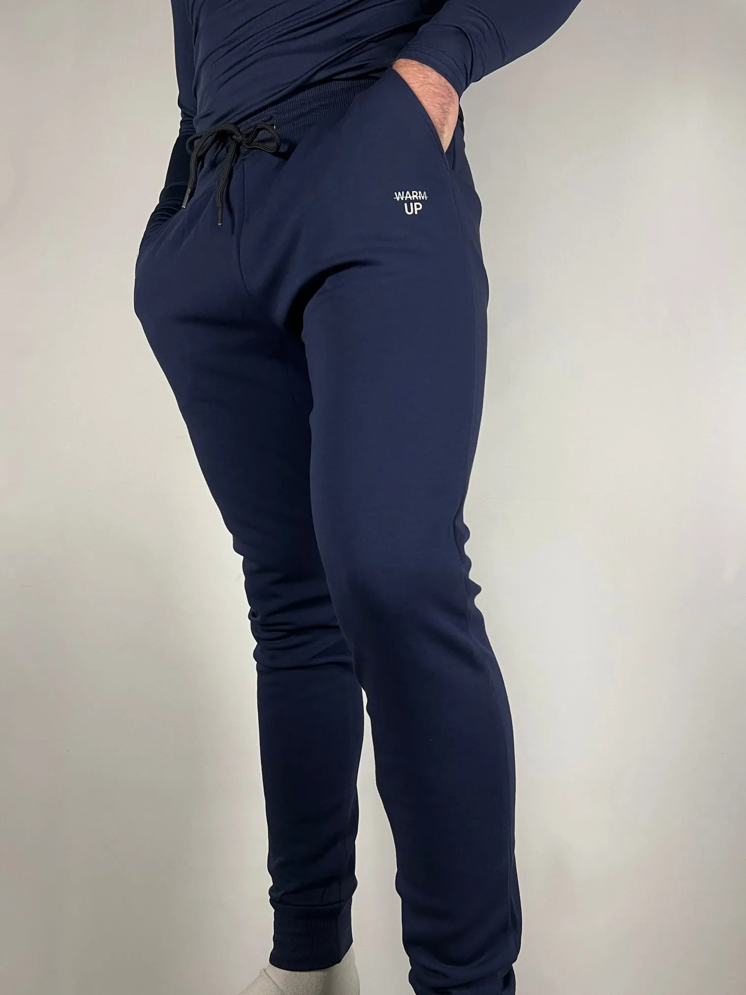 Navy Blue Performance Joggers