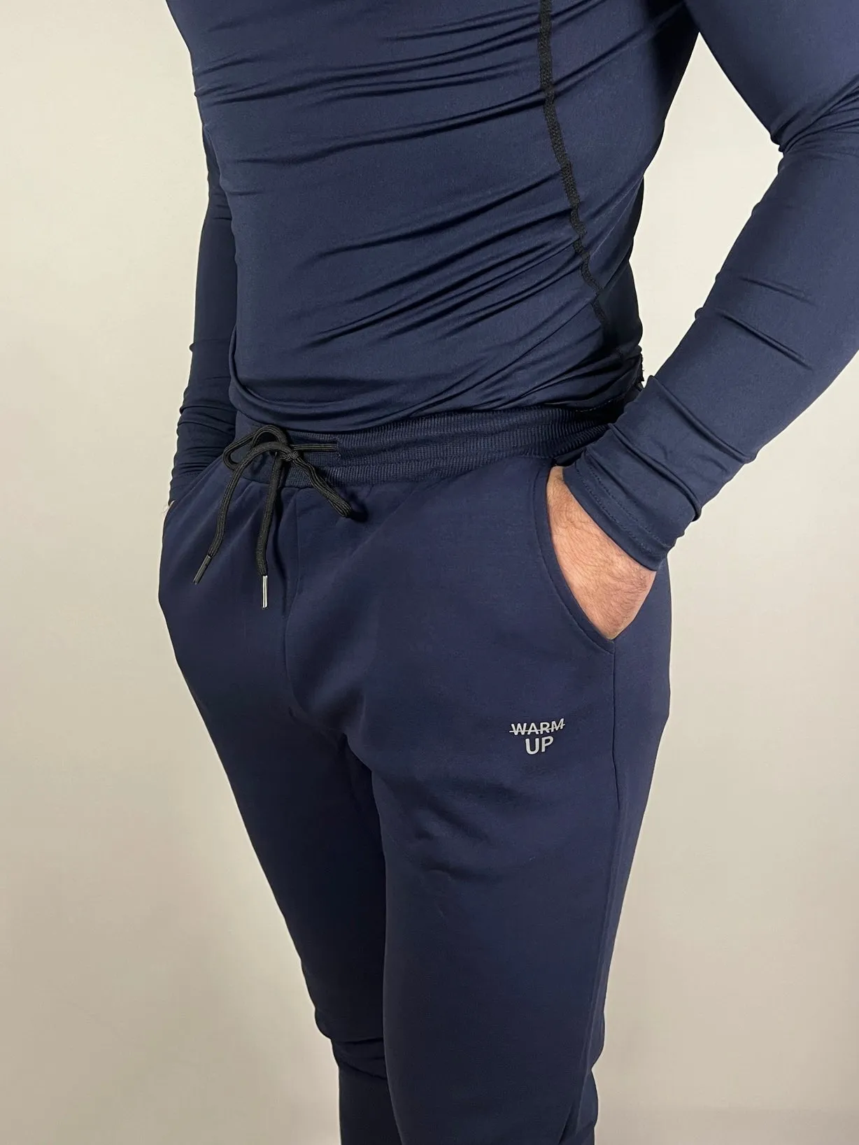 Navy Blue Performance Joggers