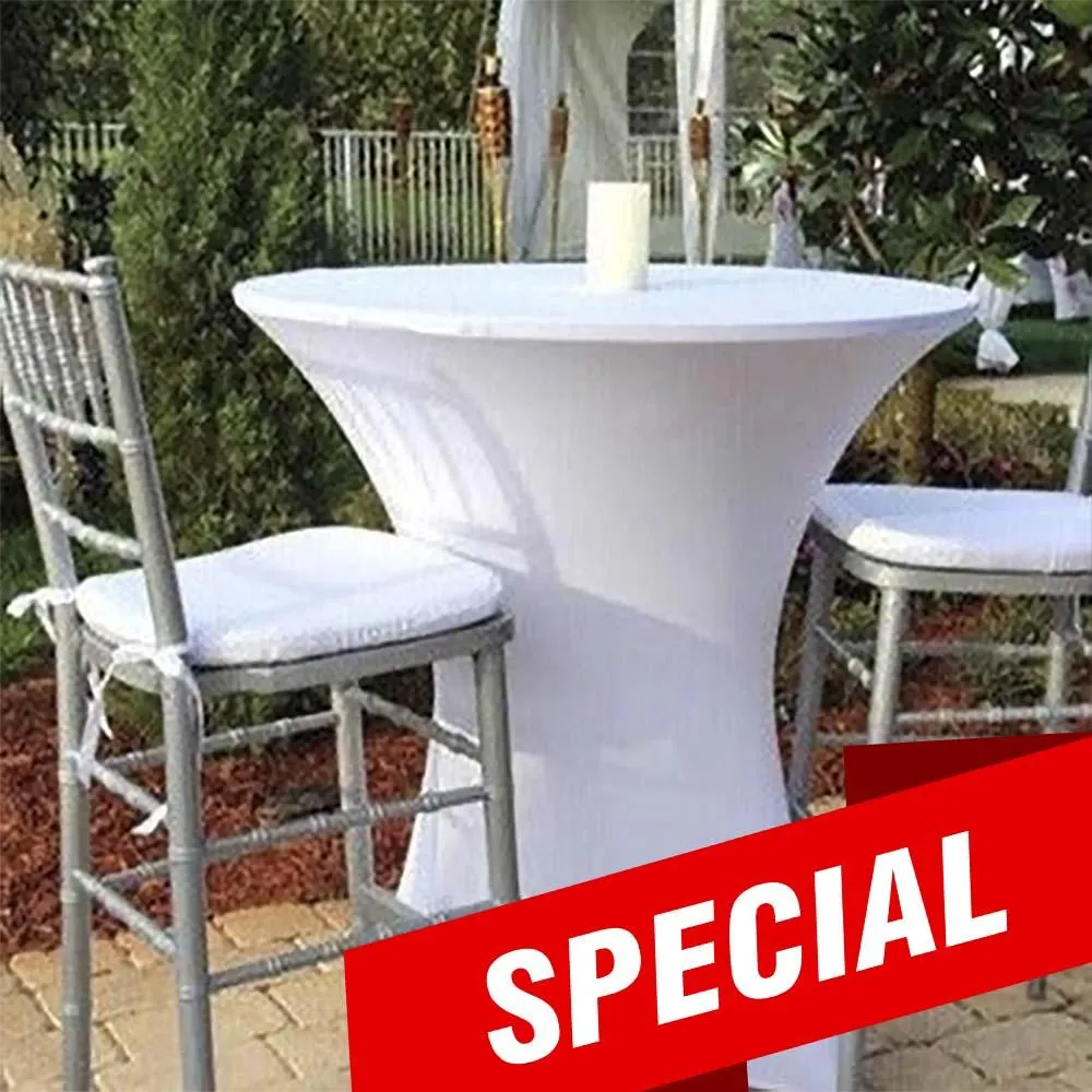 Spandex Cocktail Table Cover Special