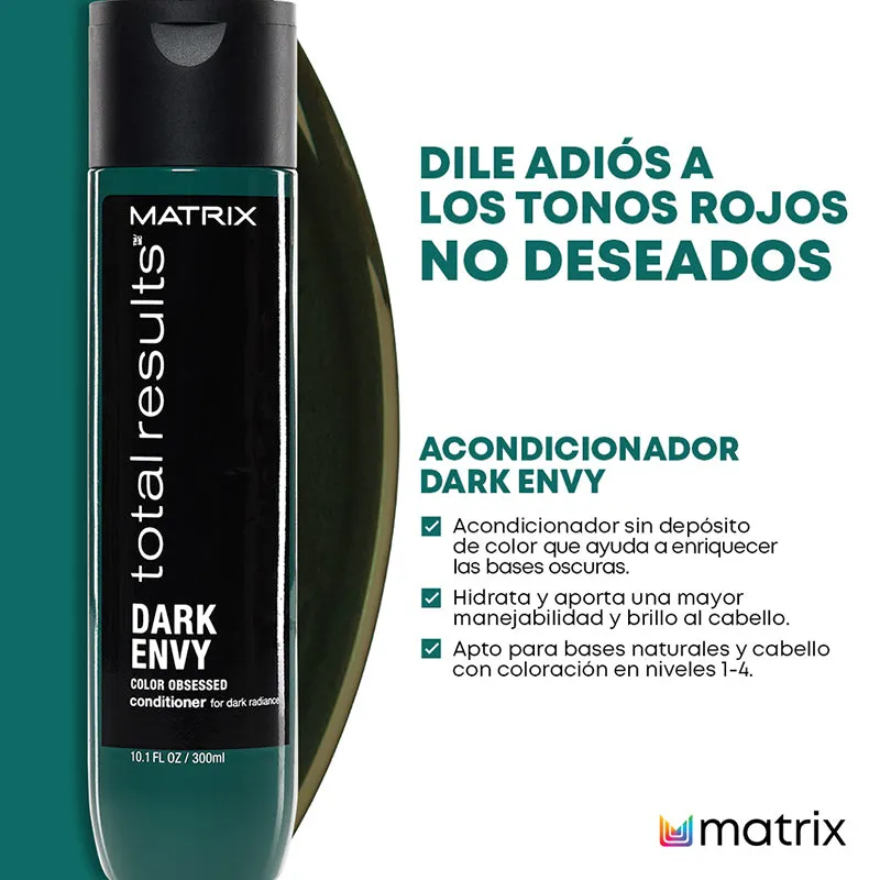 TOTAL RESULTS DARK ENVY TONOS ROJOS ACONDICIONADOR 300ML - OUTLET MATRIX