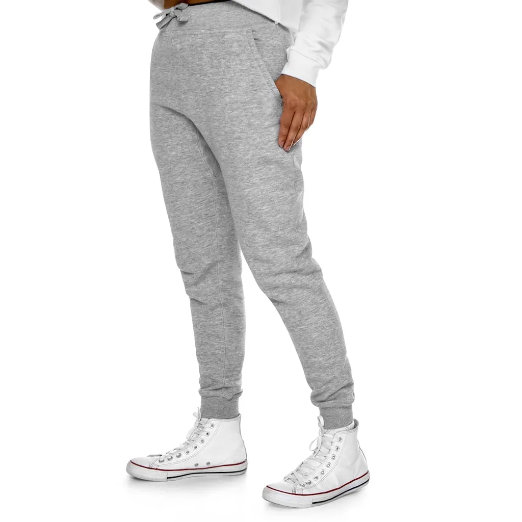 Yellow Flower Premium Fleece Joggers