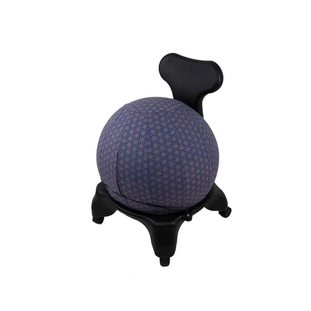 Yoga Ball Cover Size 65cm Design Colbalt Geometric Global Groove